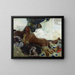 Bajadeh - Leo Putz — inramlat konstverk på väggen
