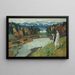 Föhn Kampenwand Chiemsee - Leo Putz — inramlat konstverk på väggen