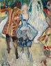 Reception en plein air - Leo Putz — vy av konstverket