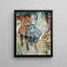 Reception en plein air - Leo Putz — inramlat konstverk på väggen