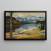 Kampenwand VI - Leo Putz — inramlat konstverk på väggen