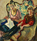 Lisl och Buberl - Leo Putz — vy av konstverket