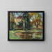 Parc du château de Fuberg à Gauting - Leo Putz — inramlat konstverk på väggen