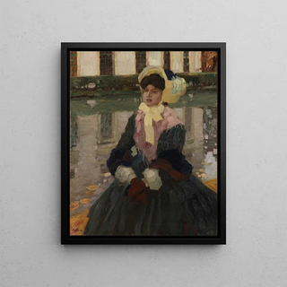 Leo Putz - Portrt Veronika Kirmaier im Schleissheimer Garten.webp