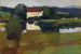 Château vid sjön Hartmannsberg - Leo Putz — vy av konstverket