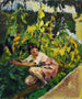Toni i blomsterbädden - Leo Putz — vy av konstverket