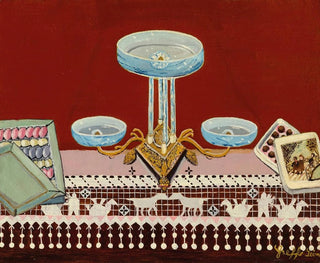 Leon Greffe - Nature morte aux ptisseries.webp