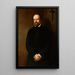 Portrait de Józef Bohdan Zaleski - Léon Kaplinski — inramlat konstverk på väggen