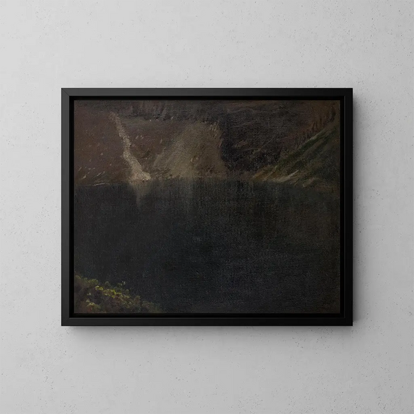 Lac Noir - Leon Wyczółkowski — inramlat konstverk på väggen