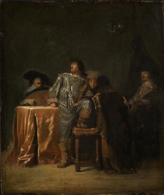 Leonaert Bramer - Musizierende Offiziere.webp