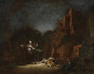 Leonaert Bramer - The Discovery of the Bodies of Pyramus and Thisbe.webp