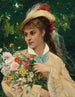 La fille aux fleurs - Leonardo Gasser — vy av konstverket