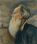 Portrait de Léon Tolstoï - Leonid Pasternak — vy av konstverket