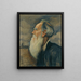 Portrait de Léon Tolstoï - Leonid Pasternak — inramlat konstverk på väggen