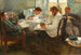 La veille de l'examen - Leonid Pasternak — vy av konstverket