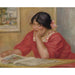 Reproduktion av målningen Léontine Lisant - Pierre-Auguste Renoir