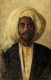 Buste d'un Arabe - Leopold Carl Müller — vy av konstverket