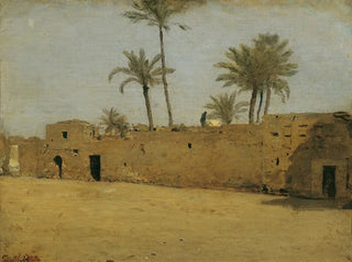 Le village de Matarije - Leopold Carl Müller — vy av konstverket