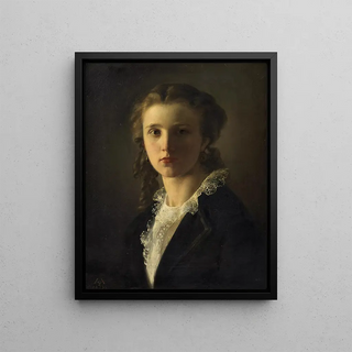 Leopold Carl Mller - Josefine Mller The Artists Sister.webp