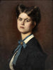 Marie Müller, konstnärens syster - Leopold Carl Müller — vy av konstverket