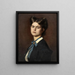 Marie Müller, konstnärens syster - Leopold Carl Müller — inramlat konstverk på väggen