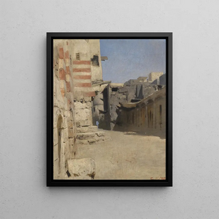 Leopold Carl Mller - Strae Birket elKherum in Kairo.webp