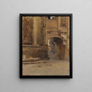 Leopold Carl Mller - Torbogen in Kairo.webp