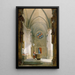 L'intérieur d'une chapelle baptismale - Leopold Ernst — inramlat konstverk på väggen