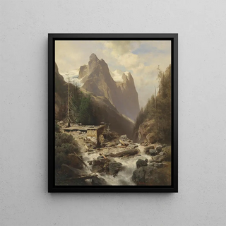 Leopold Heinrich Vscher - Blick auf die Brentagruppe.webp