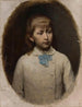 Porträtt av Zosia Kraszewska 1863 - Leopold Horowitz — inramlat konstverk på väggen