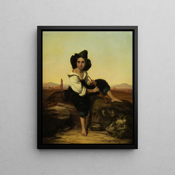 Leopold Pollak - Italian shepherd boy.webp
