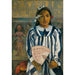 Reproduktion av målningen Les Ancêtres de Tehamana (Merahi Metua no Tehamana) - Paul Gauguin