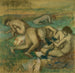 Les Baigneurs - Edgar Degas — vy av konstverket