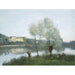 Reproduktion av målningen Les Baigneuses de Ville-d'Avray - Jean-Baptiste Camille Corot