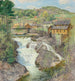 Les Chutes - Willard Leroy Metcalf — vy av konstverket