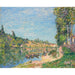 Reproduktion av målningen Les Coteaux de La Celle, Après Saint-Mammès - Alfred Sisley