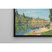 Reproduktion av målningen Les Coteaux de La Celle, Après Saint-Mammès - Alfred Sisley
