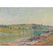Reproduktion av målningen Les Coteaux de La Celle-sous-Moret, Vus de Saint-Mammès - Alfred Sisley