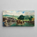 Reproduktion av målningen Les Courses à Longchamp - Edouard Manet