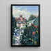 Reproduktion av målningen Les Dahlias, trädgård i Petit Gennevilliers - Gustave Caillebotte