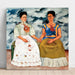Reproduktion av målningen Les Deux Fridas - Frida Kahlo
