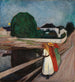 Les Filles sur le Pont - Edvard Munch — vy av konstverket