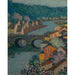Reproduktion av målningen Les Maisons Sur La Rivière - Henri Le Sidaner