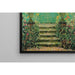 Reproduktion av målningen Les Marches du Jardin, Gerberoy - Henri Le Sidaner