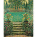 Reproduktion av målningen Les Marches du Jardin, Gerberoy - Henri Le Sidaner