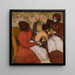 Les Modistes - Edgar Degas — inramlat konstverk på väggen