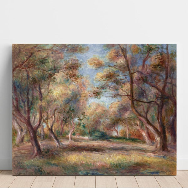 Les Oliviers à Cagnes - Pierre-Auguste Renoir | Reproduction Tableau Décoration murale affiche copie