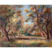 Reproduktion av målningen Les Oliviers à Cagnes - Pierre-Auguste Renoir