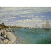 Reproduktion av målningen Les Régates à Sainte-Adresse - Claude Monet