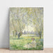 Reproduktion av målningen Les Saules - Claude Monet